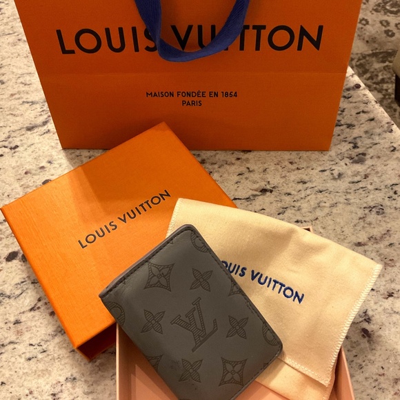 Louis Vuitton Pocket Organizer - Grey Monogram - Picture 1 of 4